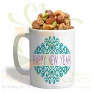Dry Fruits In A New Year Mug