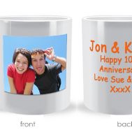 Personalize Picture and Text Mug