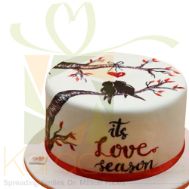 Hand Painted Love Cake By Sachas