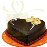 Chocolate Heart Cake By Sachas