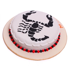 Scorpio Zodiac Cake