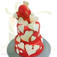 2 Tier Heart Cake - 8lbs