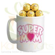 Rochers In A Super Mom Mug