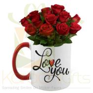Love You Rose Mug
