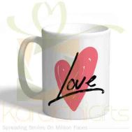 Love Pink Heart Mug