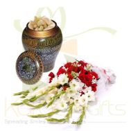 Kaju Pot With Flowers